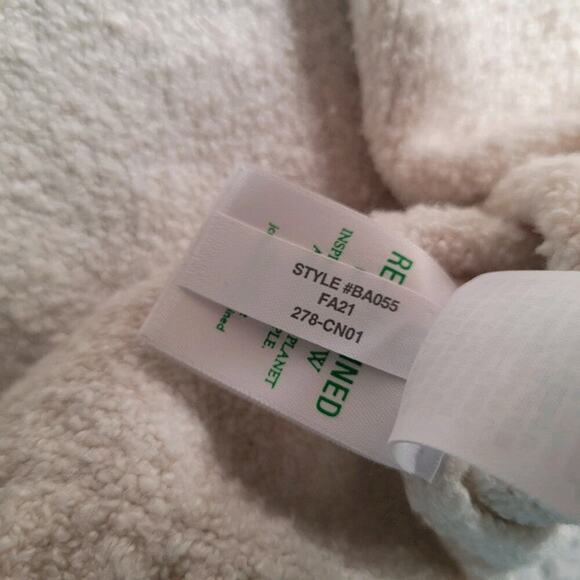 J Crew Sweater Womens Large XL Cream Long Front Pocket Cardigan BA055 - Picture 9 of 11